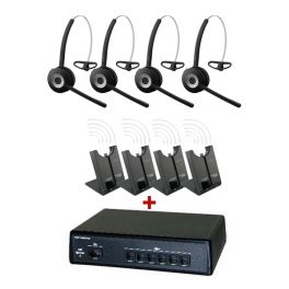 Pack comunicaciones Ligateam + 4 auriculares inalámbricos Jabra 920