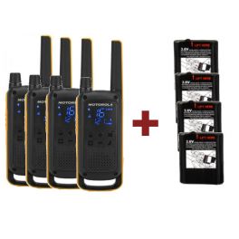 Motorola T82 Extrem Quad + 4 baterías potentes de 1300mAh 