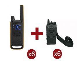 Motorola Talkabout T82 Extreme x 6 + Fundas x 6