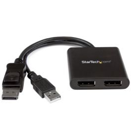 Splitter Multiplicador DP a 2 puertos DisplayPort - Hub MST