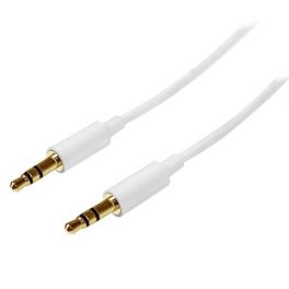 Cavo audio stereo slim da 3,5 mm bianco 1 m - M/M