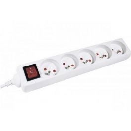 Enchufe multiplicador Schuko macho / 3 hembras > conectores electronica >  cables y conectores > conectores enchufe