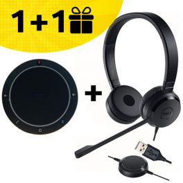 Con un altavoz Cleyver, un auricular Dell de regalo
