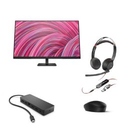 Pack HP 125 + Hub + Monitor+ Auricular Poly Blackwire 5220