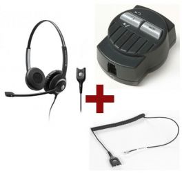 EPOS SC260 QD Dúo + Cable + Adaptador