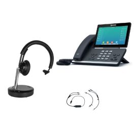 Pack Yealink T57W+ descolgador electrónico+Cleyver DECT Office