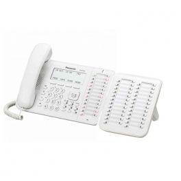 Panasonic KX-DT546 Blanco + extensión 48 teclas Panasonic KX-DT590X-B Blanco