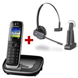 Panasonic KX-TGJ310 Negro + Plantronics C565