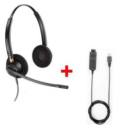 Pack: Plantronics Encore Pro HW520 + Cable USB80