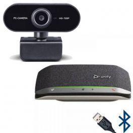 Midland W199 Webcam con altavoz Poly Sync 20