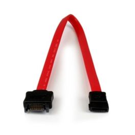 Cable de Extensión Alargador Datos SATA de 30cm - Serial ATA III 6Gbps - Rojo