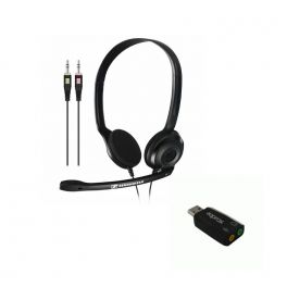 Sennheiser PC 3 Chat + Approx Adaptador Doble Jack a USB