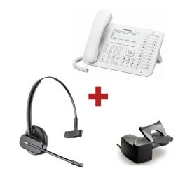 Panasonic KX-DT546NE Blanco + Plantronics CS540 + HL10