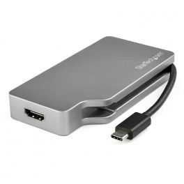 Adaptador de Vídeo USB-C™ Multipuertos - 4 en 1 de Aluminio - 4K 60Hz - Gris Espacial