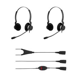 Pack 2 Jabra BIZ 2300 Dúo QD +  Cable Y con tecla mute