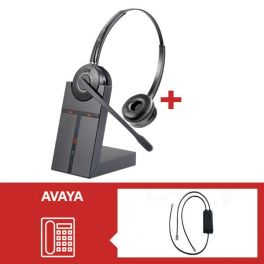 Pack de auriculares Cleyver HW25 para Avaya