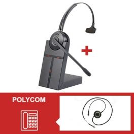 Pack auricular Cleyver HW20 para Polycom