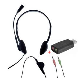 T'nB First Auricular Doble Jack con adaptador USB