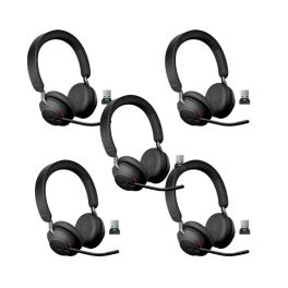 Pack 5 Jabra Evolve2 65 Stereo USB-A MS Nero