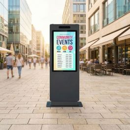 Tótem de vídeo táctil outdoor Kimex 55 pulgadas