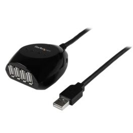 Cavo prolunga attivo USB HUB a 4 porte - Cavo Estensione amplificato Cables USB 2.0 Maschio / Femmina da 15 m