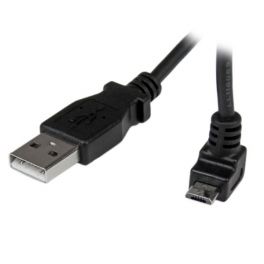 Cavo Adattatore USB A a Micro B angolato da 2m - M/M