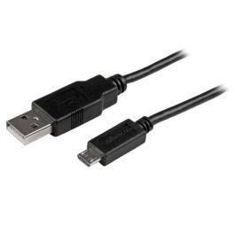 Cavo di sincronizzazione e di ricarica USB a Micro USB - Cavetto slim per Smartphone e Tablet A a Micro B slim da 50 cm