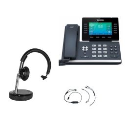 Pack Pack Yealink T54W + descolgador electrónico +Cleyver DECT2 USB Mono