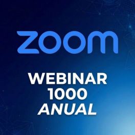 Zoom Webinar 500 Licencia Anual