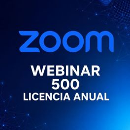 Zoom Webinar 500 Licence Annuelle