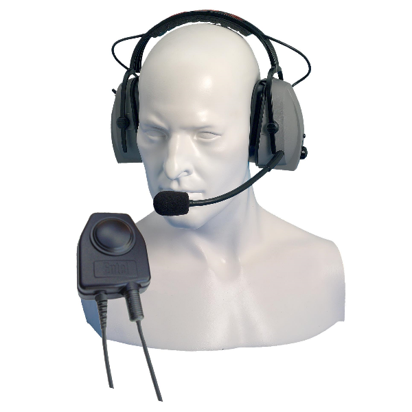 Entel CHP450D Protector auditivo con micro para serie HX