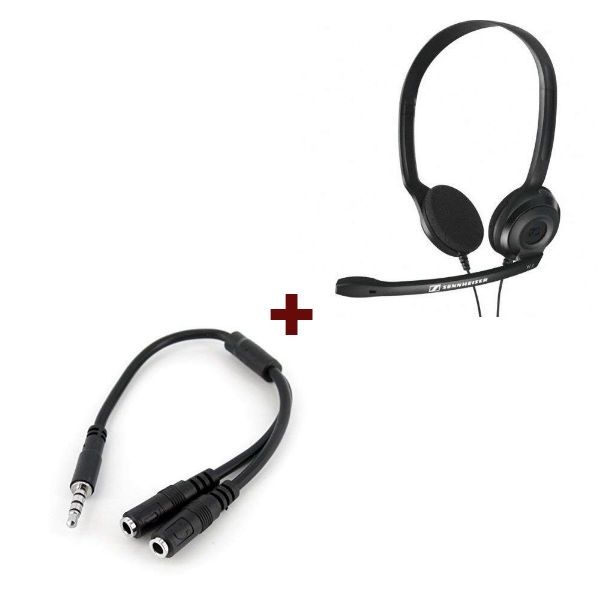Cascos y Auriculares con Cable - EPOS PC 3 Chat Black / Auricular