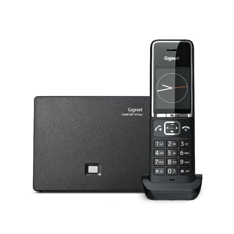 Dark Grey Répertoire Jusqu’à 200 Contacts Gigaset Comfort 520A qualité Audio supérieure Blocage d'appels Téléphone DECT sans Fil avec répondeur Design élégant 