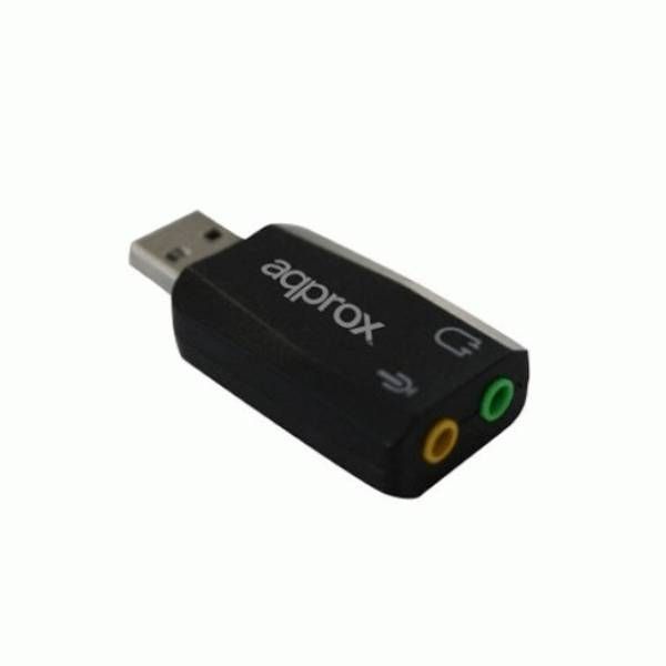 Approx Adaptador Doble Jack a USB