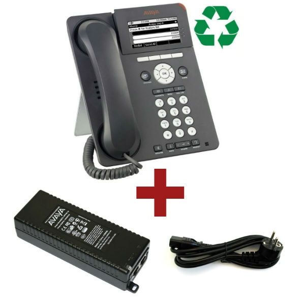 Reacondicionado Avaya 9620L IP bajo energía consumo teléfono 