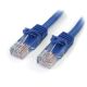 Cavo di rete CAT5e - Cavo Patch Ethernet RJ45 UTP blu da 5m antigroviglio