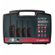 Albrecht Tectalk worker 3 Pack 4 radios con cargadores y dos micro auriculares
