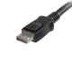 Cable de 5m DisplayPort 4K HBR2 con Cierre de Seguridad - 2x Macho DP
