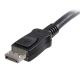 Cable de 1,8m Certificado DisplayPort 1.2 4k con Cierre de Seguridad - 2x Macho DP
