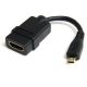Cavo HDMI a micro HDMI ad alta velocita - Cavo HDMI micro High Speed da 12cm - F/M - Nero