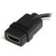Cable de 12cm Adaptador HDMI de alta velocidad - HDMI a Micro HDMI - Hembra a Macho