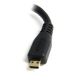 Cable de 12cm Adaptador HDMI de alta velocidad - HDMI a Micro HDMI - Hembra a Macho