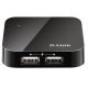 D-LINK Hub 4 puertos USB 2.0