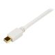 Cable de 91cm Adaptador de Vídeo Mini DisplayPort a DVI-D - Conversor Pasivo - 1920x1200 - Blanco