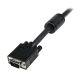 Cable de 20m de Vídeo VGA Coaxial de Alta Resolución para Monitor - HD15 Macho - HD15 Macho