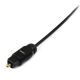 Cable 4,5m TosLink Audio Digital Óptico SPDIF Delgado - Negro