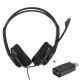 TnB HS-200 Auricular doble jack + Approx Adaptador Doble Jack a USB