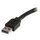 Cable Extensor Alargador USB 3.0 SuperSpeed Activo de 3m - USB A Macho a Hembra - Negro