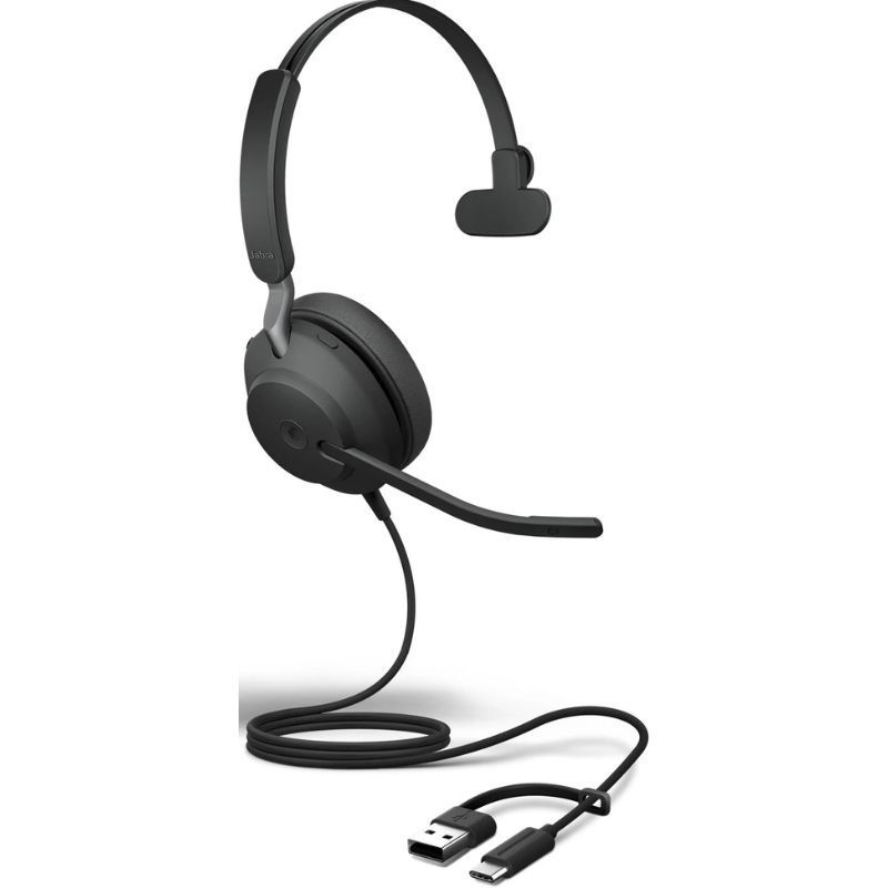 Jabra Evolve2 40 USB-C/A UC Mono Auricular
