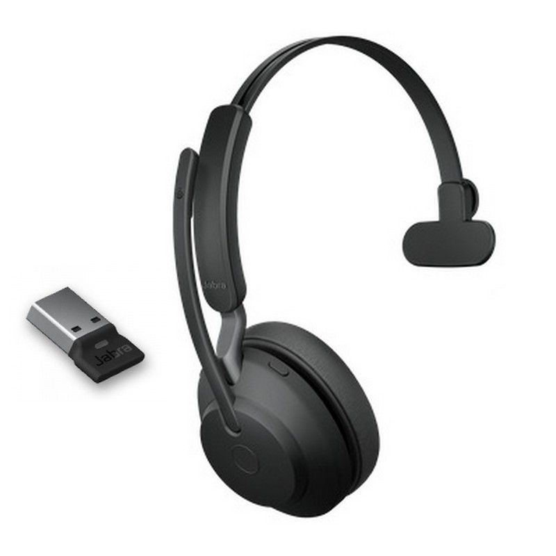 Jabra Evolve2 65 Mono USB-A UC - Negro